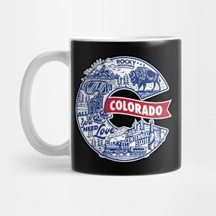 Classic Colorado Blues Mug